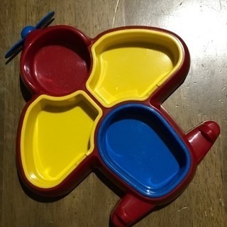 【お取引完了】プラスチック製 お子様ランチ ひこうき 食器