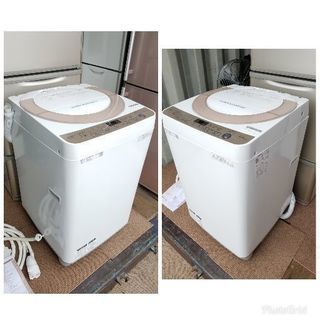 ☆美品☆2018年製 SHARP/シャープ 7.0kg 全自動 洗濯機 ES-
