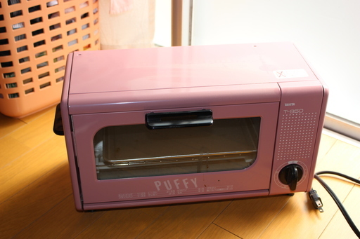 タニタ　オーブントースター　820W【昭和レトロ　ピンク色】