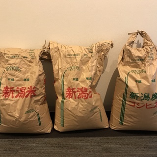 新潟産コシヒカリ古米(精米済み)36kg / 玄米14kg