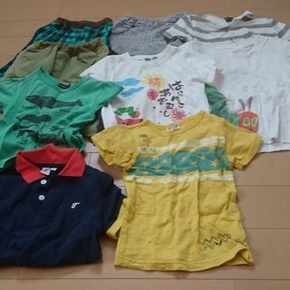 【セット】べべ コムサ他 夏用ブランドシャツ パンツ 10着セッ...