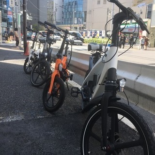 期間限定プライス！オシャレな電動自転車 原宿で展示販売