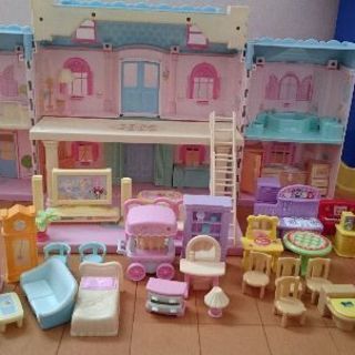 サンリオ ドールハウス キティおもちゃの家のパーツ モアリー 緒川のおもちゃ ままごと の中古あげます 譲ります ジモティーで不用品の処分