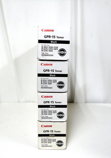 未使用品 純正 CANON/キャノン トナー GPR-15 ブラック 4本 札幌市 白石区 東札幌