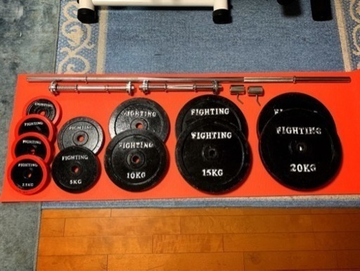 ファイティングロード プレート のみ 単品 ブラックタイプ15kg