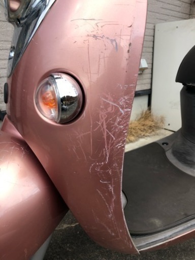 ヤマハ ジーノ 原付ピンク