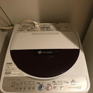 【無料】SHARP製洗濯機差し上げます！