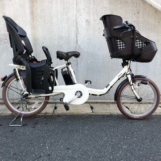お取引中》電動自転車 高年式 パナソニック 三人乗り 20型