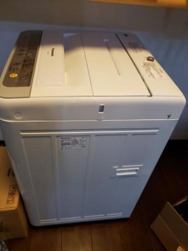 パナソニック洗濯機 2017年製 5.0kg シルバー