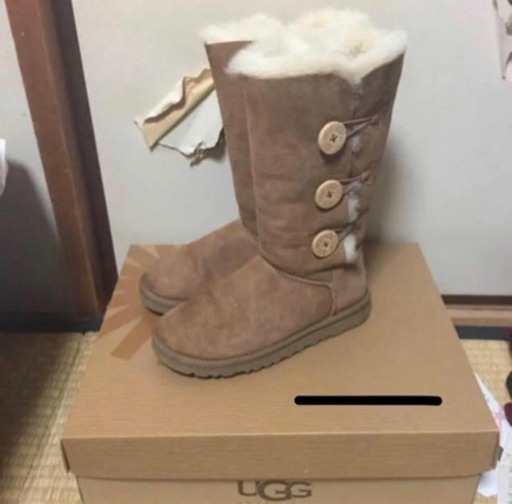 かなり美品 UGG ベイリー ボタン ロングブーツ