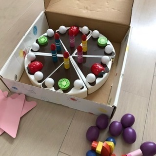 ケーキ屋さんケーキ職人ブロックパズル知育玩具