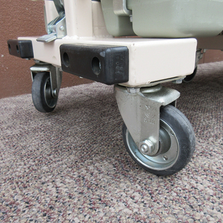 6輪台車 ストックカート ストッパー付き 美品