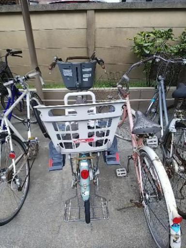 三人乗り専用自転車引取=3000円