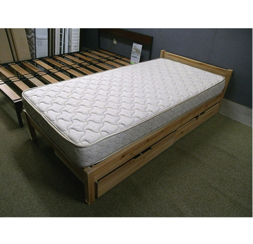 無印良品シングルベッド と パイン材 ＆ベッド下収納2個 www.pa-bekasi 