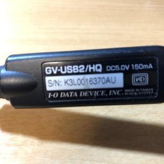 I O-DATA  USB接続ビデオキャプチャー GV-USB2