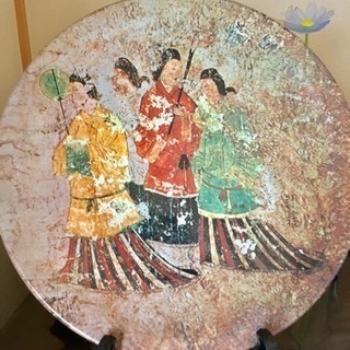 高松塚古墳の壁画絵皿プレート