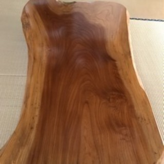 ケヤキテーブル    重厚感おまけ付き     大幅値下げ