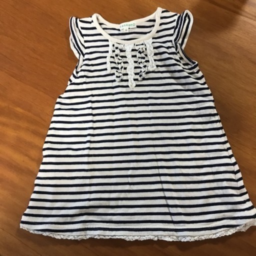 サンカンシオンのボーダーワンピース 90サイズ ゆづみ 鹿児島のベビー用品 ベビー服 の中古あげます 譲ります ジモティーで不用品の処分