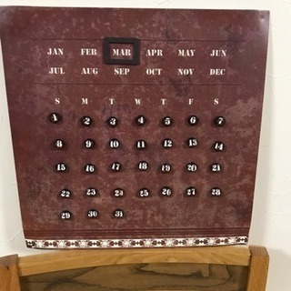 マグネットカレンダー