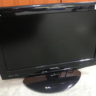 東芝 REGZA 19型テレビ　BSカード付