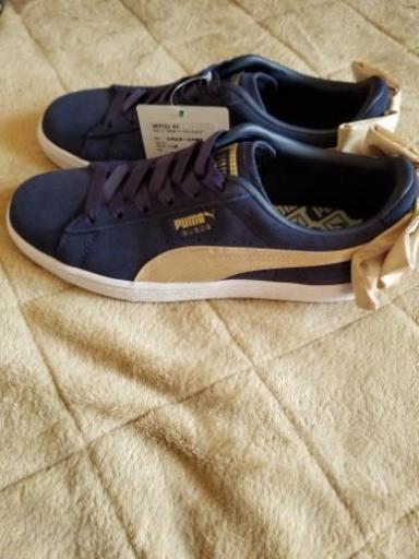 PUMA　リボンスニーカー　23cm