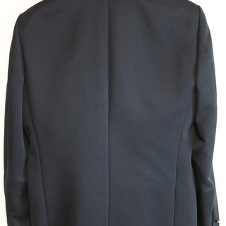 【美品】スクールタイガーα 中学標準型男子学生服上下 上着 160A ズボンW64cm 股下80cm 中古 黒