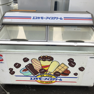 レトロ 当時物★エスキモーアイスクリーム 冷凍庫 冷凍ケース 店...