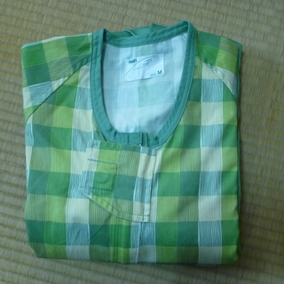 エンゼル　介護用つなぎパジャマ（介護つなぎ服）　Mサイズ　緑