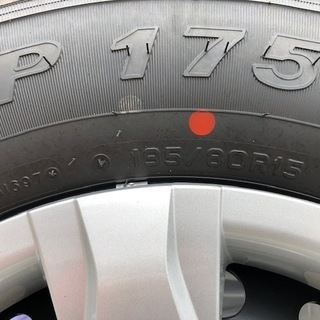 ハイエース DARK PRIME2 純正ホイール＆タイヤ★納車外し★公道未走行品