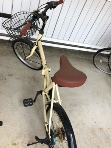 おりたたみ自転車 カゴ付き ただ今取り引き中の為受付できません
