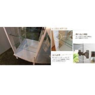ロココ調ガラスショーケース新品