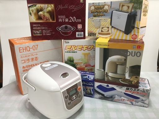 中古家電７点セット　未使用品多数　動作確認品