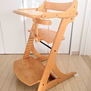 【受け渡し予定】すくすくチェアAX　子供用椅子　食卓椅子　ベビー...