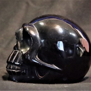 黒曜石のドクロ775ｇオブシディアンスカル決断力と直観を高め 悪縁を断つ御守り Hinata 橋本の家庭用品 その他 の中古あげます 譲ります ジモティーで不用品の処分