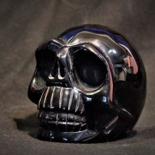 黒曜石のドクロ775ｇオブシディアンスカル決断力と直観を高め 悪縁を断つ御守り Hinata 橋本の家庭用品 その他 の中古あげます 譲ります ジモティーで不用品の処分