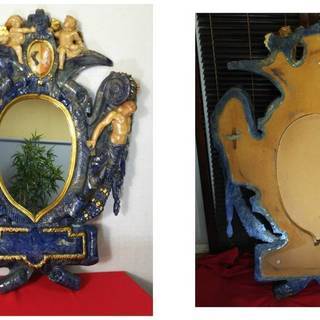 Ｚ5　『イタリア製 アンティークスタイル ウォールミラー』