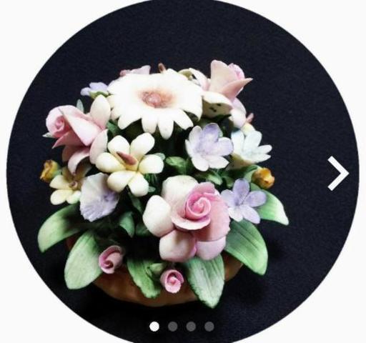 イタリア製の陶花