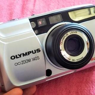 OLYMPUS フィルムカメラ ∞ZOOM140S 電池付き