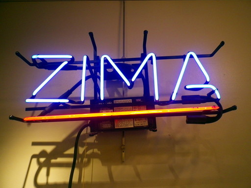 【値下げしました】ZIMA　ジーマ　ネオン管　サイン　【取りに来てくださる方限定】