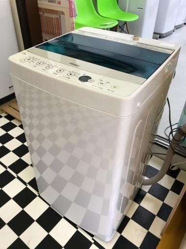 最安値で  【リサイクルサービス八光　田上店　安心の3か月保証　配達・設置OK】ハイアール JW-C45A  全自動洗濯機 4.5kg 洗濯機