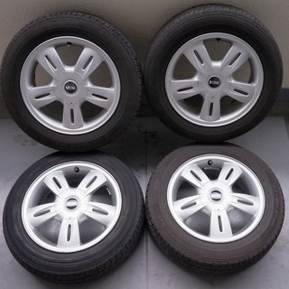 期無 MINI ホイールタイヤセット 15インチ 5.5J PCD100 4穴 OFF+45
