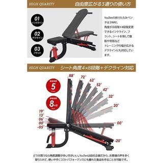 最新モデル3WAYトレーニングベンチPRO デクラインベンチ インクラインベンチ フラットベンチ