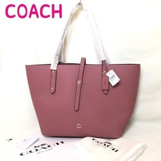 新作 COACH コーチ トートバッグ 正規品 ペブル レザー ローズ 新作 COACH コーチ トートバッグ 正規品 ペブル レザー ローズ