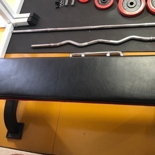 ダンベル、バーベル、ベンチ等のセット