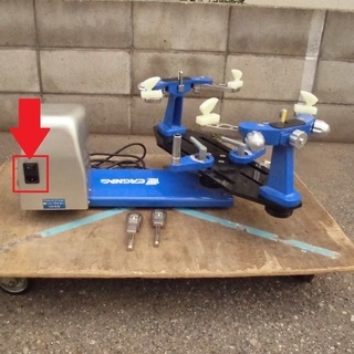 EAGNAS 電動ガット張り機 Flex-722E ストリング・マシーン 導通OK 中古品 JM3195)【取りに来られる方限定】