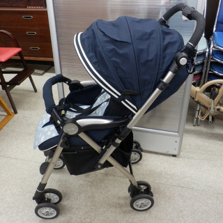 PayPay対応 アップリカ ソラリア ベビーカー タッジオネイビー 両対面