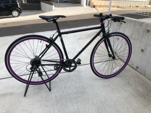 あさひ製レユニオン LILU 700C クロモリ 8速 460mm クロス　黒 reunion（レユニオン） | サイクルベースあさひ