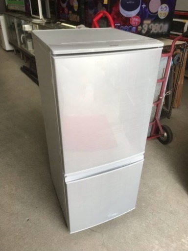 2017年製 SHARP ノンフロン冷凍冷蔵庫 SJ-D14C-S 137L キズ凹みあり激安！