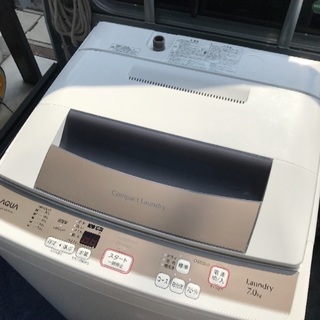 取引中2016年製アクア全自動洗濯機7キロ美品。千葉県内配送無料。設置 ...