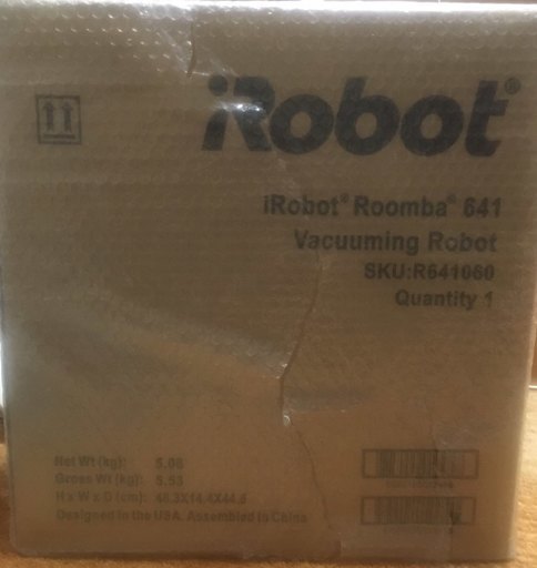 【ロボット掃除機】ルンバ641 2018年製